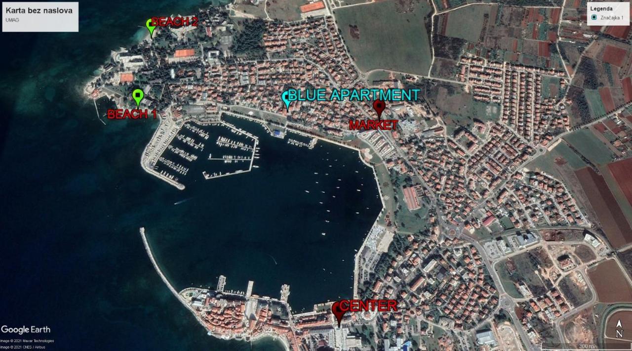 Blue Apartment Umag Luaran gambar